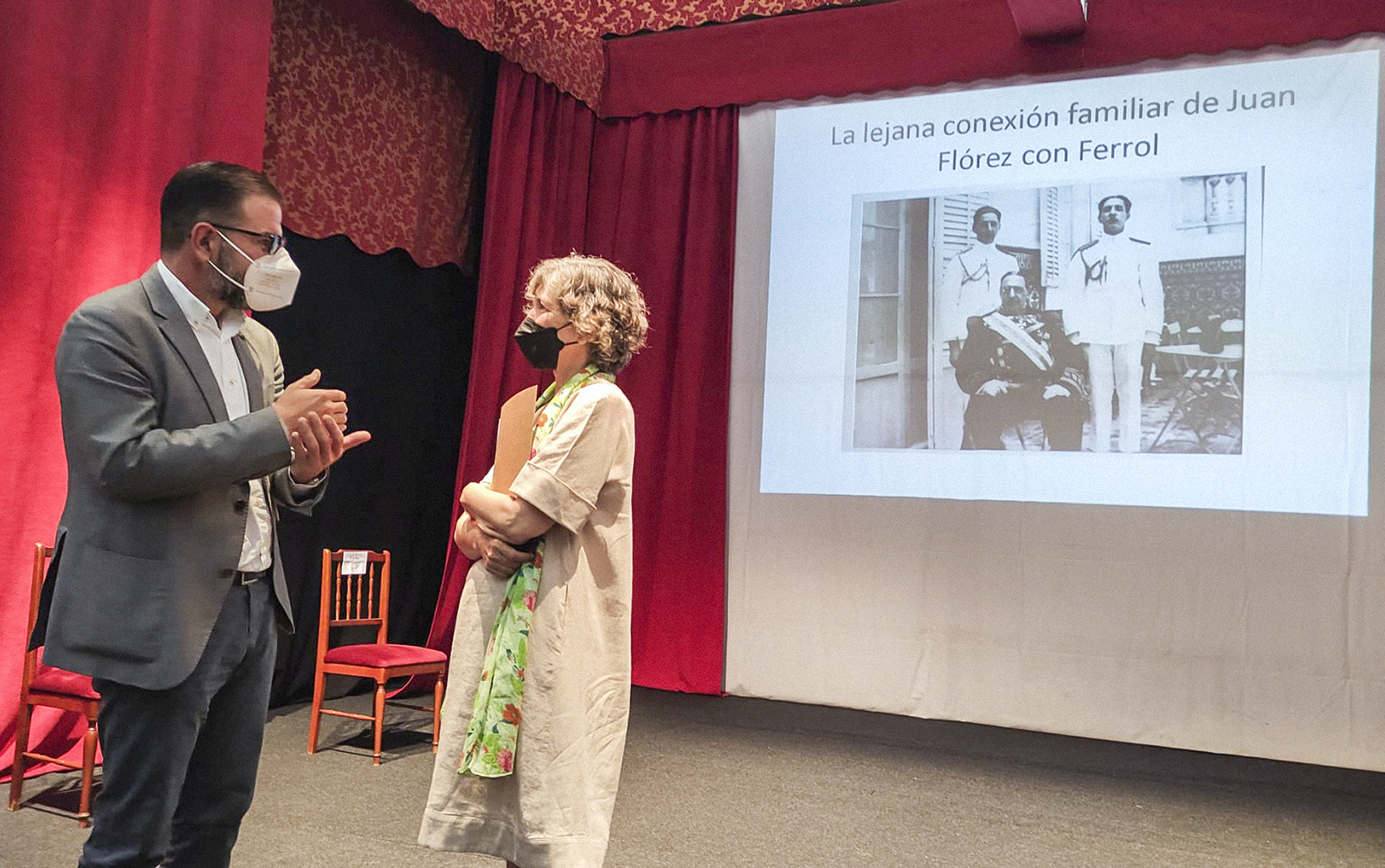 Presentación do libro Juan Florez. El Ferrolano que dejó atrás la Marola. Ángel Mato e Mercedes Puyol