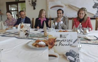 Rey Varela en Conversas no Parador de Ferrol. 2022