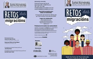 Tríptico do Curso de Pensamento Carlos Gurméndez 2025