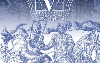 Cartaz da Xornada Científica de Divulgación Histórica no V Centenario da Batalla de Pavía.