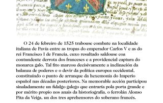 Historia da Xornada Científica de Divulgación Histórica no V Centenario da Batalla de Pavía.