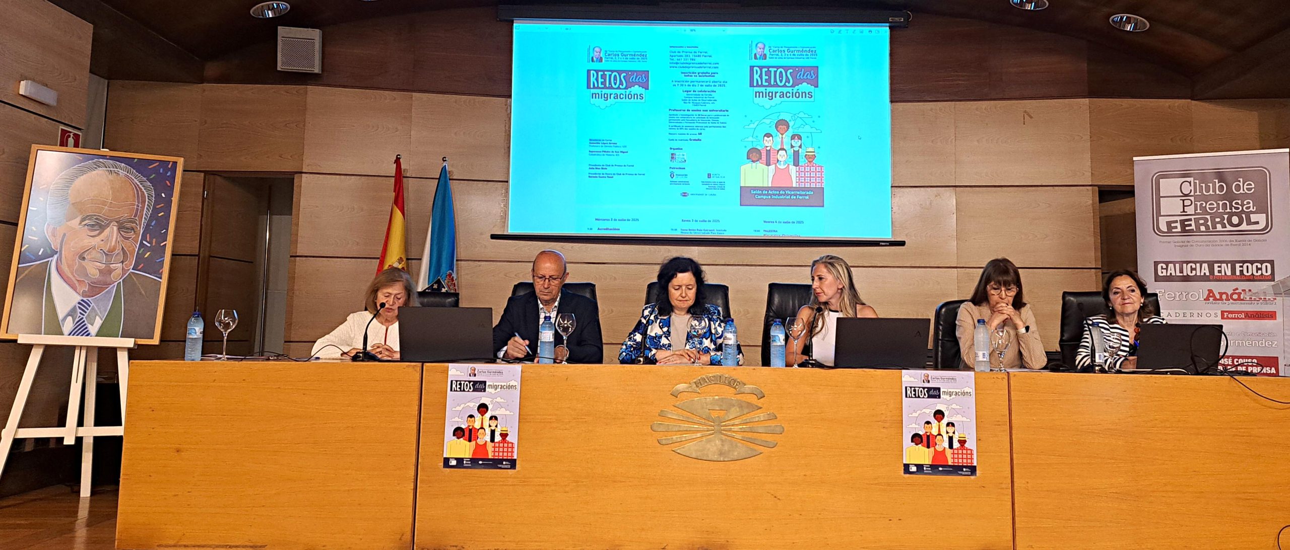 Inauguración do 26ª Curso de Pensamento e Comunicación Carlos Gurméndez no Campus Industrial de Ferrol