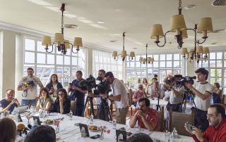 José Ramón Gómez Besteiro en Conversas no Parador de Ferrol