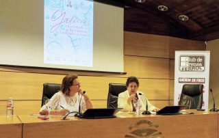 A sociolinguísta Pilar García Negro falou acerca da lingua e literatura galegas ao longo da historia